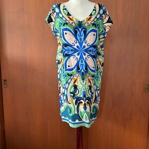 Maeve White Floral-Print dress